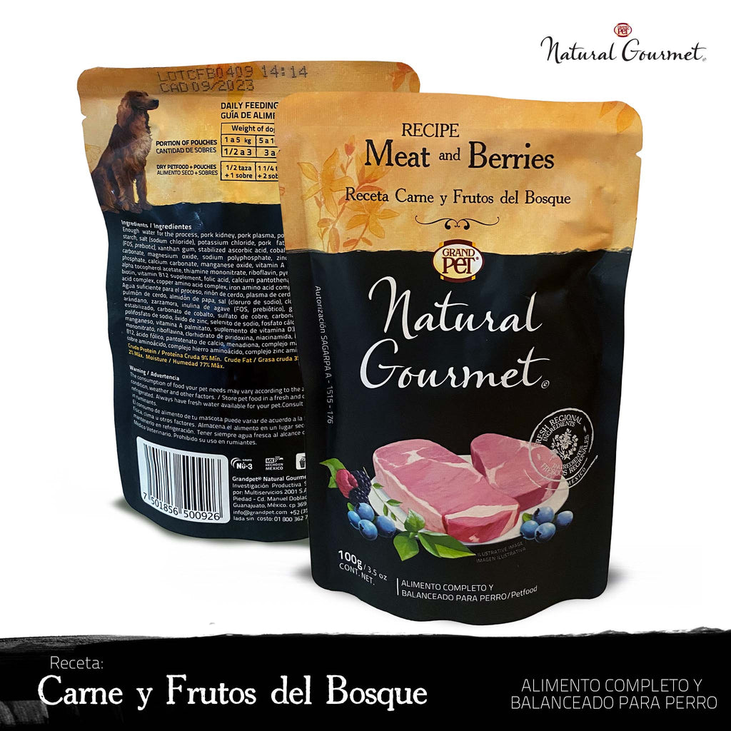 GrandPET Natural Gourmet, Receta Frutos del Bosque®