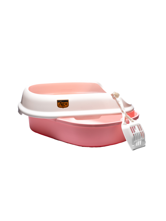 GrandPET Elite® Arenero para Gato Rosa
