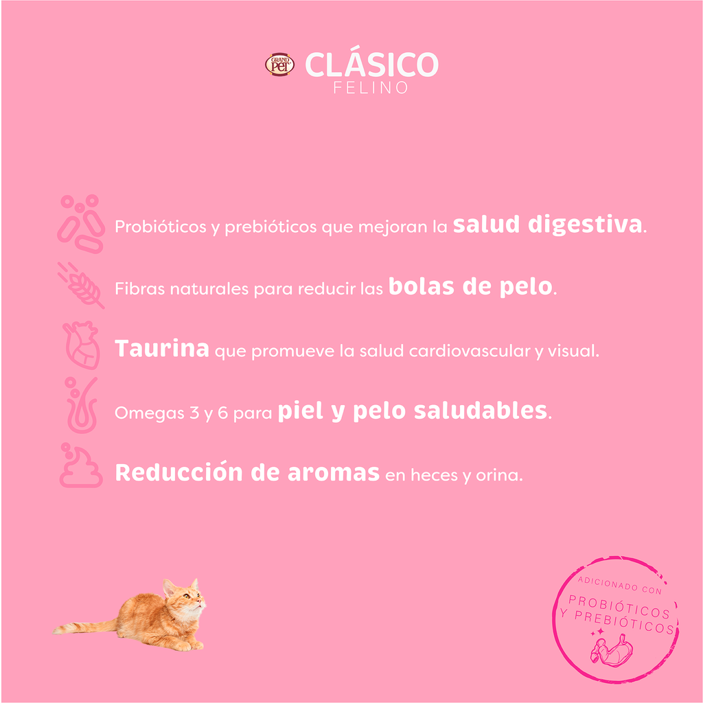 GrandPET Clásico® Alimento Para Gato