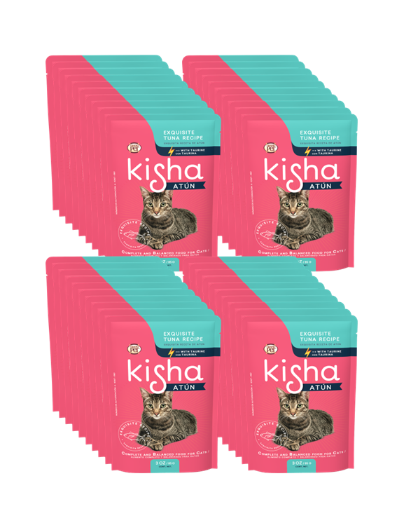 GrandPET Kisha® Sobre 85 Gr Alimento Húmedo Gato Receta Atún
