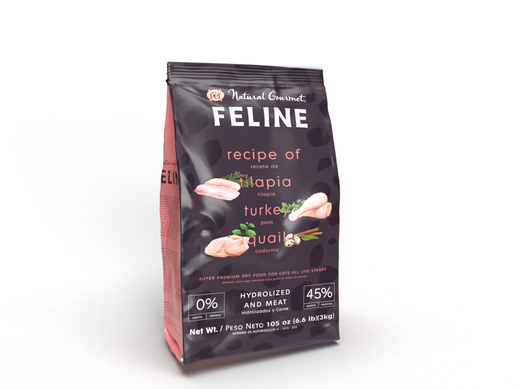 Grandpet Natural Gourmet Feline® Alimento Gato Receta Tilapia y Pavo