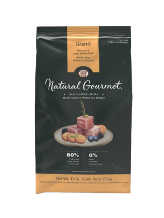 GrandPET Natural Gourmet Grand® Alimento Perro Adulto Raza Mediana y Grande