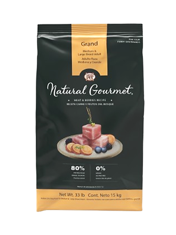 GrandPET Natural Gourmet Grand® Alimento Perro Adulto Raza Mediana y Grande