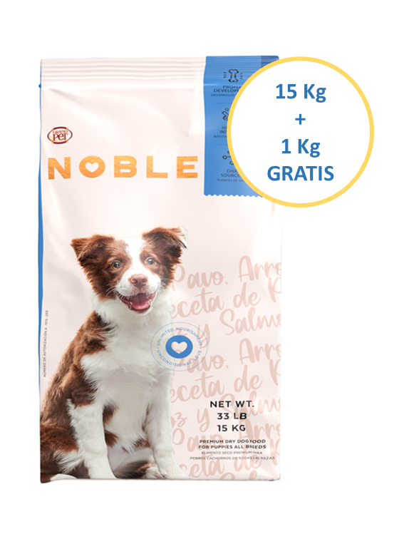 GrandPET Noble® Alimento Para Perro Cachorro Receta Salmón Pavo y Pescado