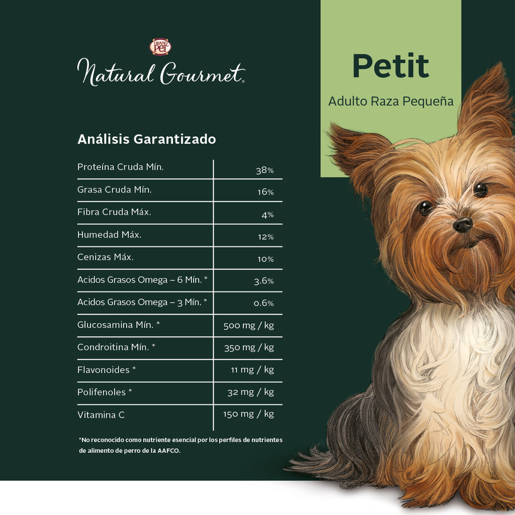 GrandPET Natural Gourmet Petit® Croqueta Para Perro Raza Pequeña