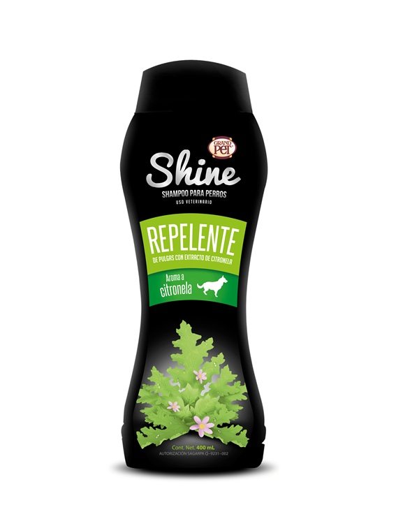 GrandPET Shine® Shampoo Para Perro Repelente