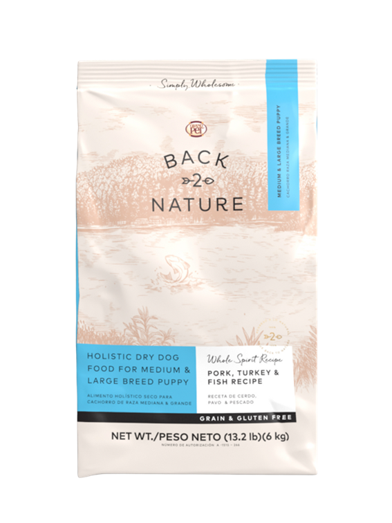 Back 2 Nature® Alimento Perro Cachorro Raza Mediana y Grande