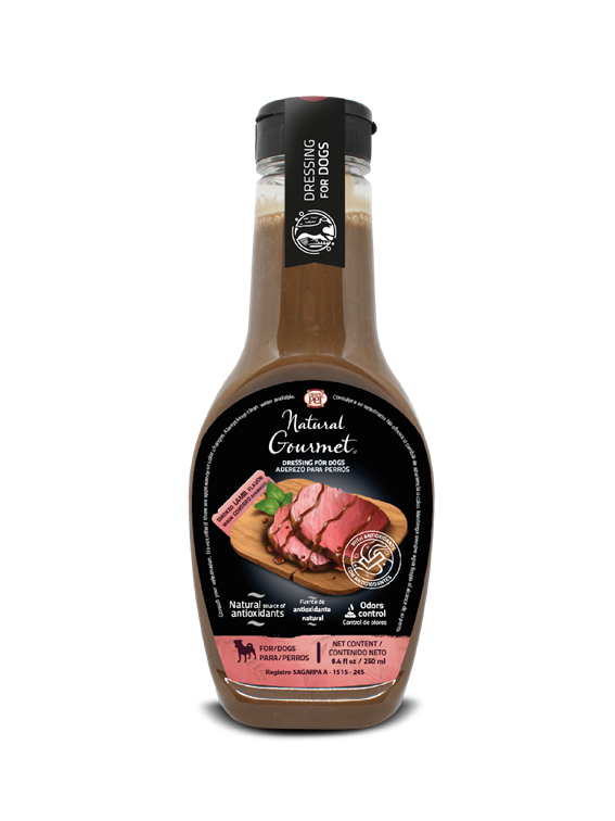 GrandPET Natural Gourmet® Aderezo Para Croquetas de Perro Sabor Cordero Ahumado