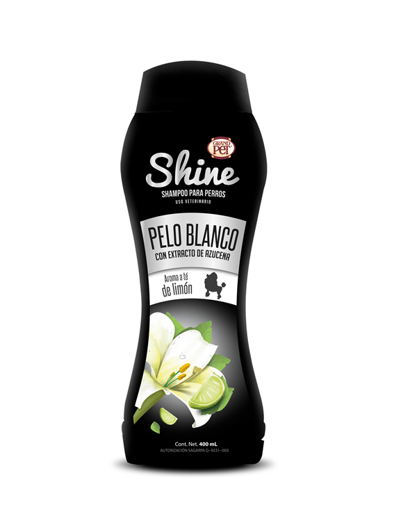 GrandPET Shine® Shampoo Para Perro Pelo Blanco