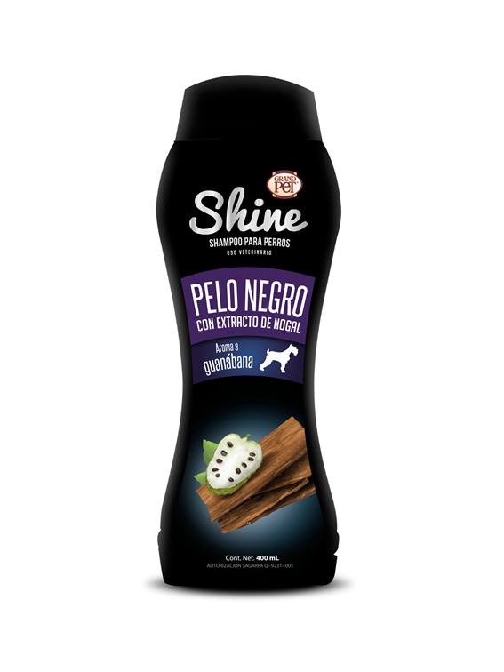 GrandPET Shine® Shampoo Para Perro Pelo Negro