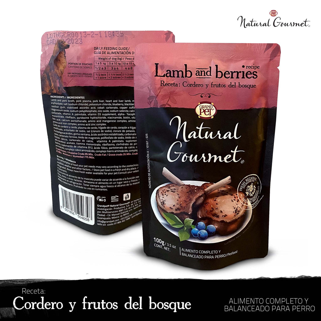 GrandPET Natural Gourmet, Cordero y frutos del Bosque®