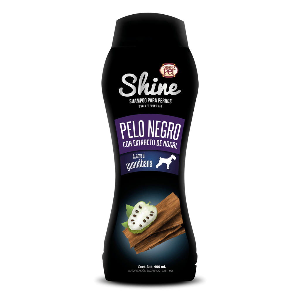 GrandPET Shine® Shampoo para pelo negro